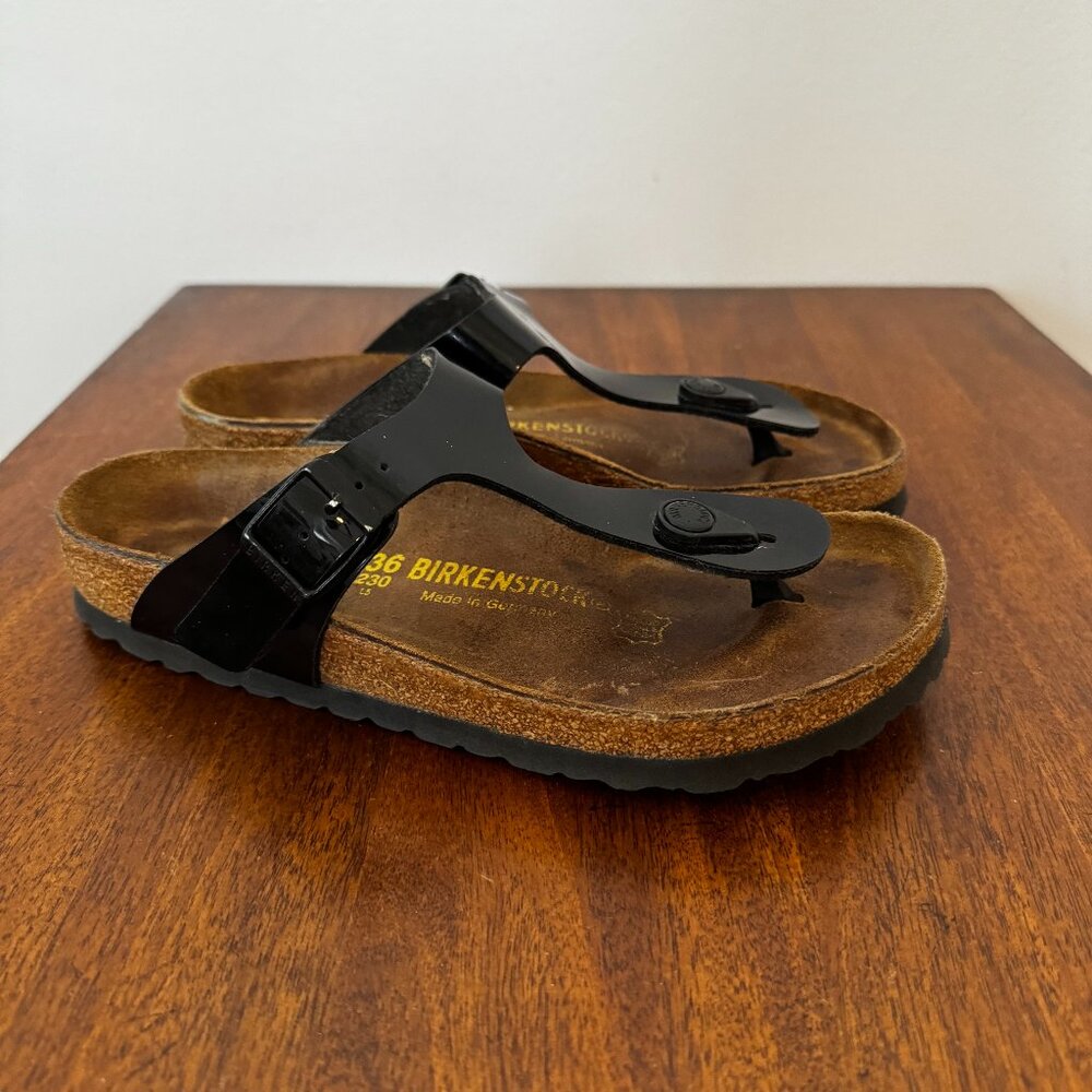 Birkenstock Black and Brown Sandals